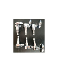 6  Mecaniques Wilkinson Chrome 3x3 avec E-Z-LOK system