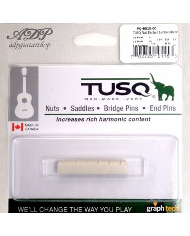 Sattel Graph Tech Tusq PQ-6010-00, geschlitzter Sattel 36/44 für Gibson LesPaul SG Pack