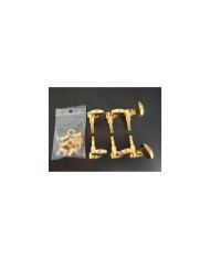 6 Gold Wilkinson 3x3 machine head with E-Z-LOK system