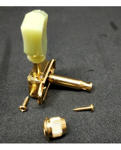 6 vergoldete Wilkinson-Mechaniken 3+3 im Kluson-Stil, Tulipanknopf
