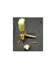 6 vergoldete Wilkinson-Mechaniken 3+3 im Kluson-Stil, Tulipanknopf
