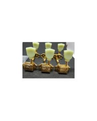 6 vergoldete Wilkinson-Mechaniken 3+3 im Kluson-Stil, Tulipanknopf