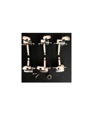 6 Nickel Wilkinson, kluson style 3+3 Machine heads,rond metal button