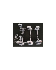 6 Mecaniques Wilkinson chrome 3+3 style Kluson, bouton rond metal