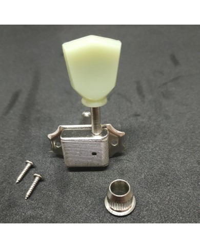 1 Mechanik im Kluson-Stil, Nickel, Tulpenflügel, rechte Seite