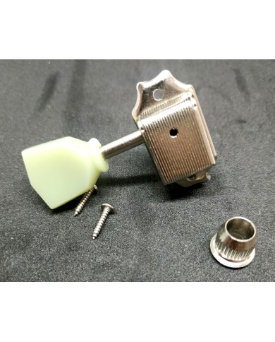1 Mechanik im Kluson-Stil, Nickel, Tulpenflügel, rechte Seite