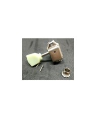 6 Mecaniques Nickel 3+3 style Kluson, bouton tulipe