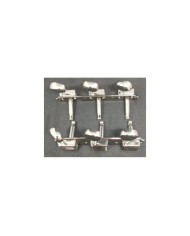 Kluson Vintage-Style-Mechaniken 3+3 auf Platte, ovale Flügel