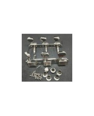 Mecaniques Vintage style Kluson 3+3 sur plaque, bouttons oval