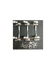 Wilkinson Vintage Kluson style 3+3 OnPlate Machine heads, Oval metal Buttons