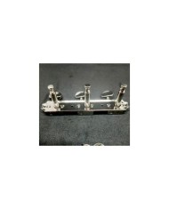 Wilkinson Vintage Kluson style 3+3 OnPlate Machine heads, Oval metal Buttons