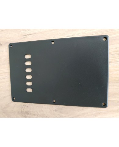 Schwarze Tremoloabdeckung, 1-lagig, Backplate