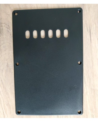 Schwarze Tremoloabdeckung, 1-lagig, Backplate