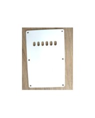 White Tremolo plate 1 PLY, backplate