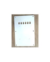 Weiße Tremoloabdeckung, 1-lagig, Backplate