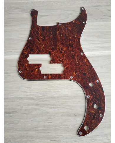 Schlagbrett Precision Bass Red Tortoise 3-lagig. P-Bass USA, Potibohrungen 10 mm