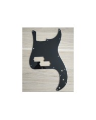 Pickguard für Precision Bass, schwarz, 3-lagig. P-Bass USA, Potilöcher 10 mm