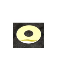 Selbstklebende weiße Les Paul Rhythm/Treble Platte für LP SG, schwarze Schrift