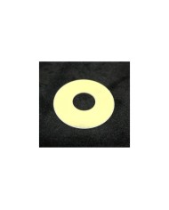 White Gibson Les Paul Rhythm/Treble Ring sticker Toggle Switch Plate LP SG, black lettering