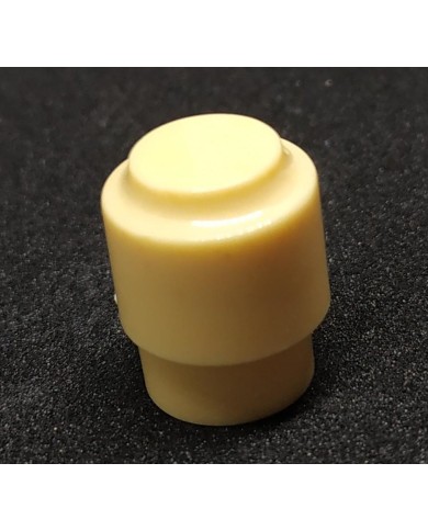 Cremefarbener Rundknopf für Telecaster-Schalter