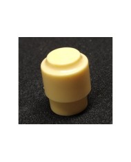 Cremefarbener Rundknopf für Telecaster-Schalter