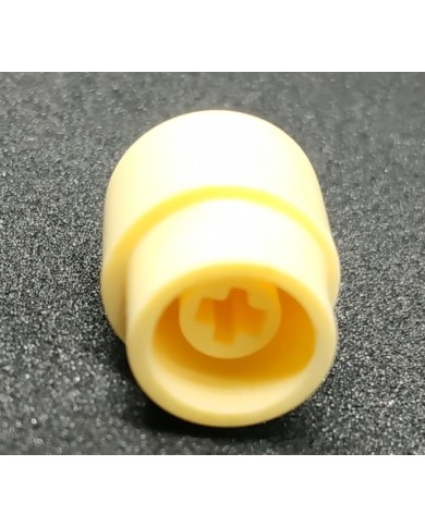 Cremefarbener Rundknopf für Telecaster-Schalter