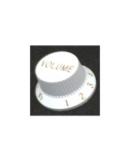1 bouton de controle Volume Blanc UFO pour Stratocaster, Metric size