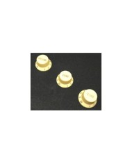 3 Boutons Creme Stratocaster Vintage UFO, Metric size