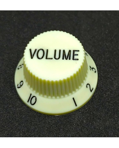 1 Volume-Reglerknopf Mint Green UFO für Stratocaster, metrisch