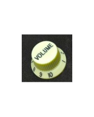 3 mintgrüne Vintage UFO Stratocaster-Knöpfe, metrisch, 18 Riffelungen