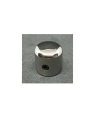 1 Dome-Reglerknopf Telecaster Metall Nickel Feinstruktur für 6-mm-Potis