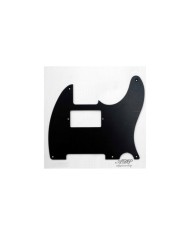Pickguard pour Telecaster avec Humbucker style Vintage 1ply 5 trous Noir Brillant