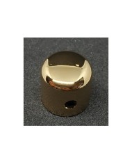 1 Dome-Reglerknopf Telecaster Gold, feine Rändelung, für 6-mm-Potis