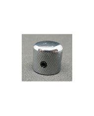 1 Telecaster Dome-Knopf, verchromt, feine Rändelung, für 6-mm-Potis