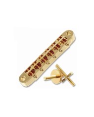 Sung-Il Steg im Gibson Tune-O-Matic Stil, Direkteinsatz M4, Gold