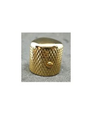 1 Telecaster Dome-Knopf Gold mit Grobrändelung für 6-mm-Potis