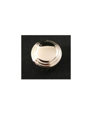 1 Duesenberg Art-Déco-Knöpfe, Nickel, 22 mm Ø x 16.5 mm