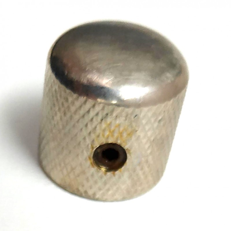 1 Nickel AGED SmallGrip Telecaster Metal Dome Knob for 6mm Pots