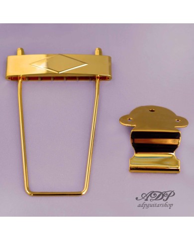 Gibson 60s Trapez-Saitenhalter Gold WD Music USA ES 330 /335 L-Serie ....