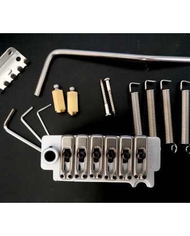 Wilkinson 2-Punkt-Vibrato-Tailpiece WVS50IIK Ruthenium / Satinchrom