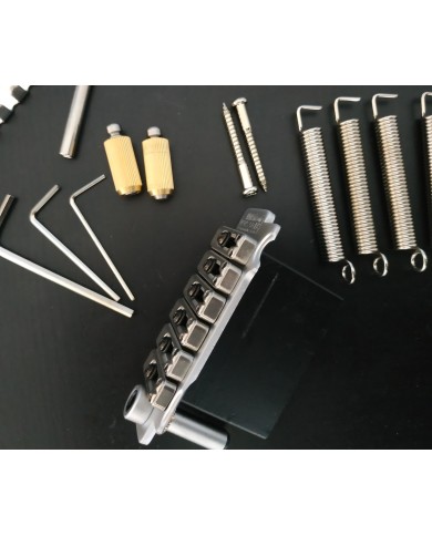 Wilkinson 2-Punkt-Vibrato-Tailpiece WVS50IIK Ruthenium / Satinchrom