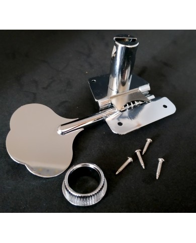 4 Wilkinson Bassmechaniken im Fender-Stil mit verchromter Übersetzung, rechte Seite, reversibel