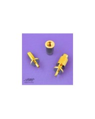 Konversionsbuchsen M4 auf M8 für TUNE-O-MATIC Steg, gold (2 Stk.)