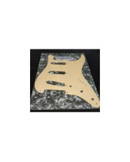 Pickguard SSS for US vintage 54-59' Stratocaster 8 holes 1ply Cream .060”  (1.52mm)