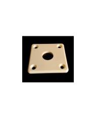 Cremefarbene Klinkenbuchsenplatte für Gitarren im Gibson-, Epiphone-Stil
