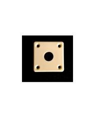 Cream Jack input plate for Gibson, Epiphone style guitars