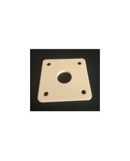 Cremefarbene Klinkenbuchsenplatte für Gitarren im Gibson-, Epiphone-Stil