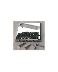 Telecaster Gotoh Chrom Steg mit Saitenhalter, 6 Messing-Saitenreiter GTC201-C