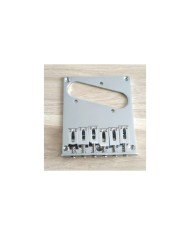 Cordier Chevalet Chrome, 6 saddles in zinc, for Telecaster