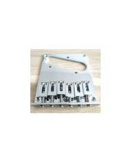 Chrome bridge-tailpiece for Telecaster, 6 zinc saddles